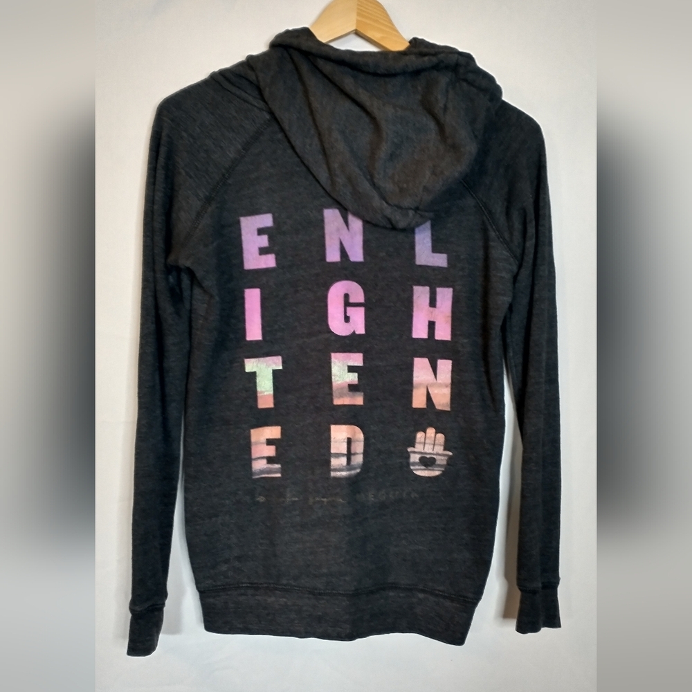 Spiritual Gangster Enlightened Zip Up Women's Hoodie Multi Color XS